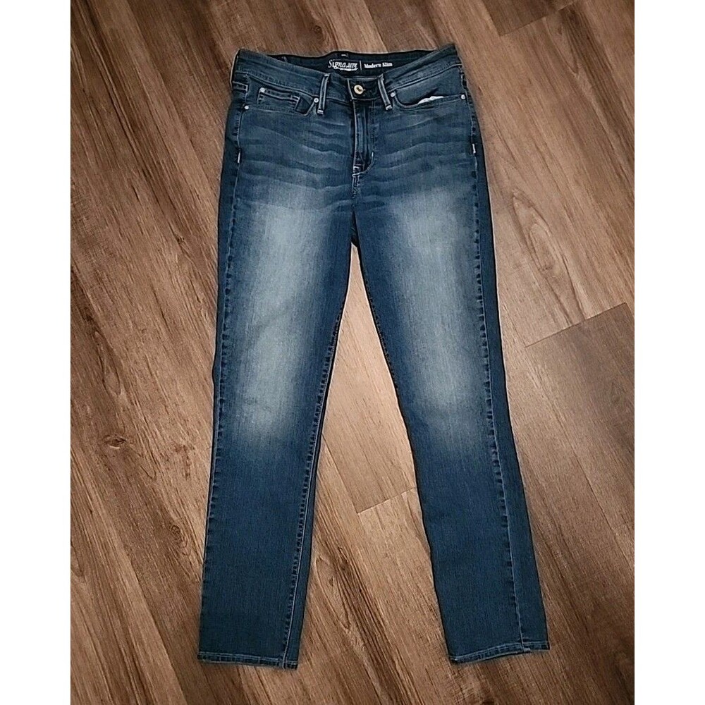 Levi Strauss Womens Jeans Modern Slim 29x32 Medium Wash Denim Straight